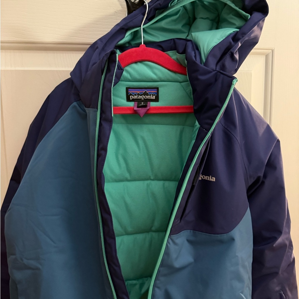 Patagonia Girls Snowbelle Jacket Size M (10) Like New - Picture 6 of 7